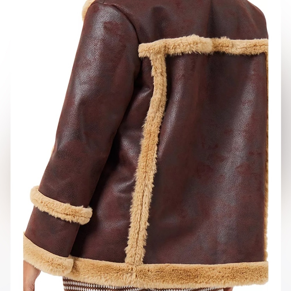 FRENCH CONNECTION BRWON COAT - Picture 8 of 14